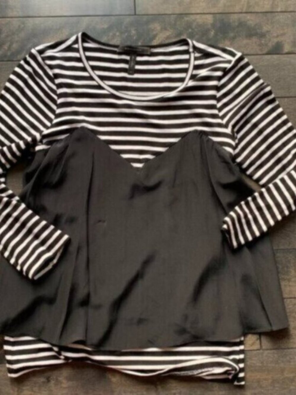 BCBGMaxAzria Silk Corset Top
